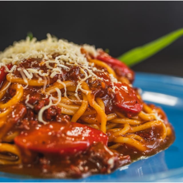 Filipino Style Spaghetti.